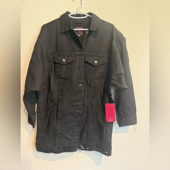 VIDA LOCA distressed denim jacket. - Picture 2 of 5